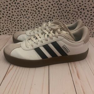 Adidas court White and Black Sneakers